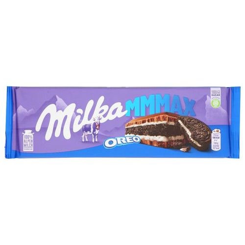 Milka Mmmax Oreo Chocolate Bar, 10.5 Ounce -- 12 per case