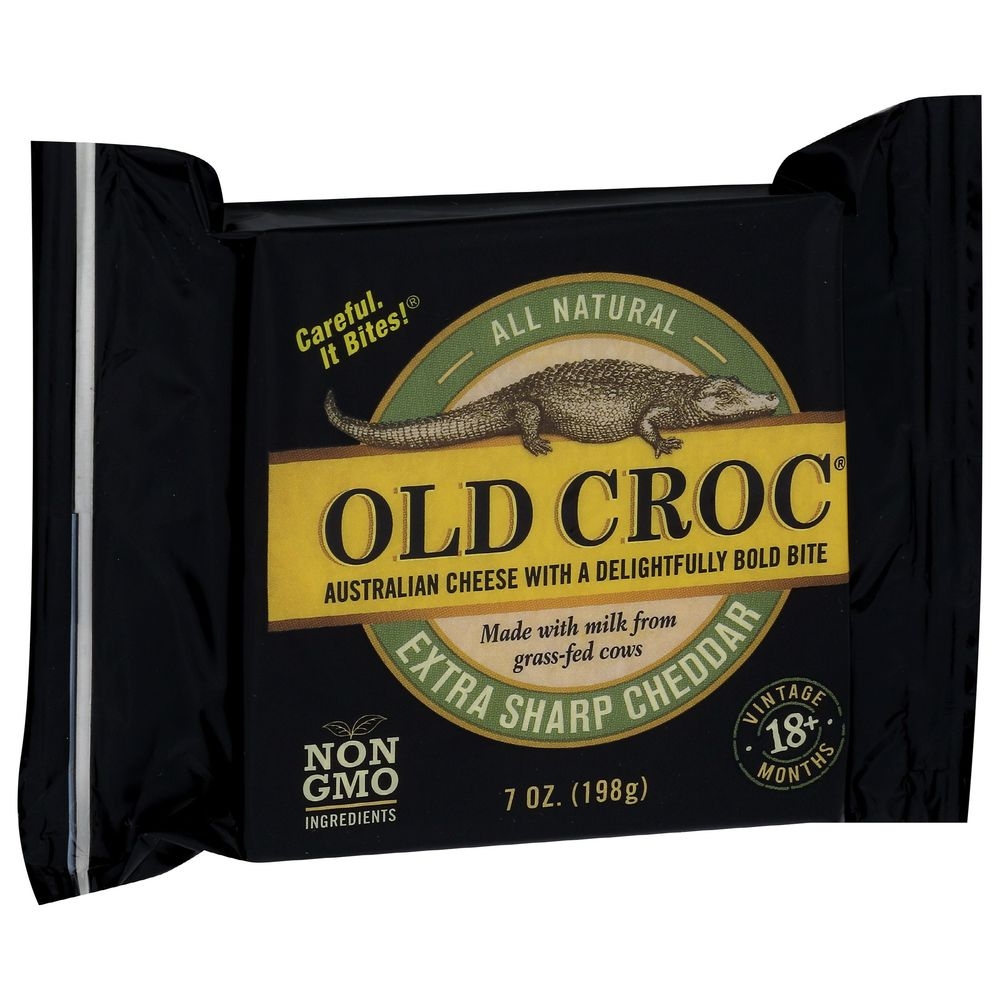 Old Croc Extra Sharp Cheddar Cheese, 7 Ounce -- 12 per case