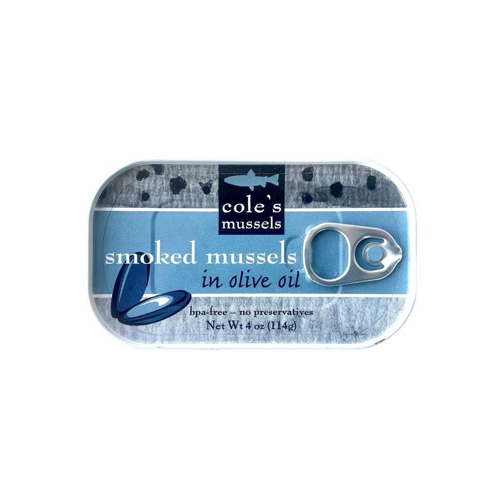 Coles Smoked Mussels in Olive Oil, 3.7 Ounce -- 5 per case