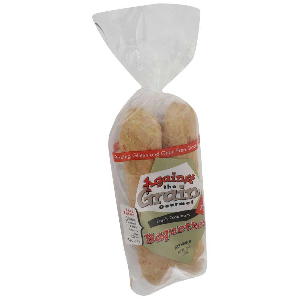 Against The Grain Rosemary Baguette, 15 Ounce -- 12 per case.