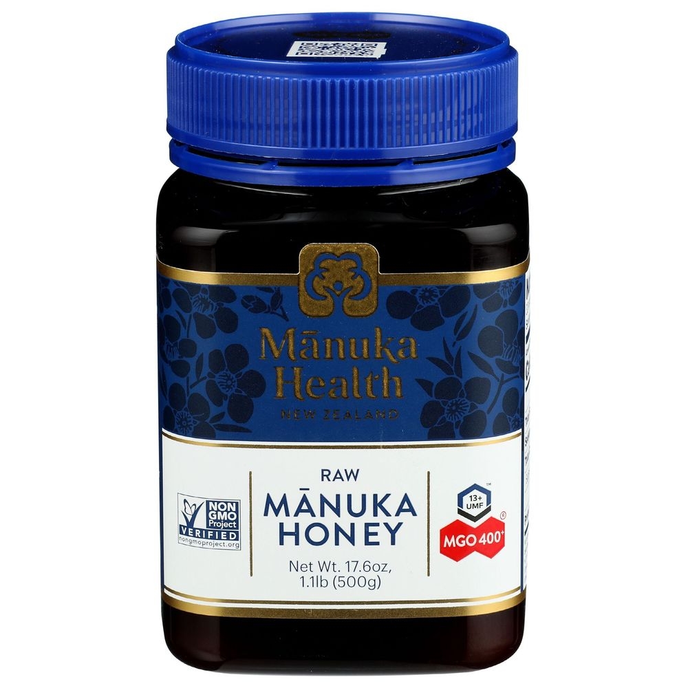 Manuka Health MGO 400 Plus Raw Manuka Honey, 1.1 Pound