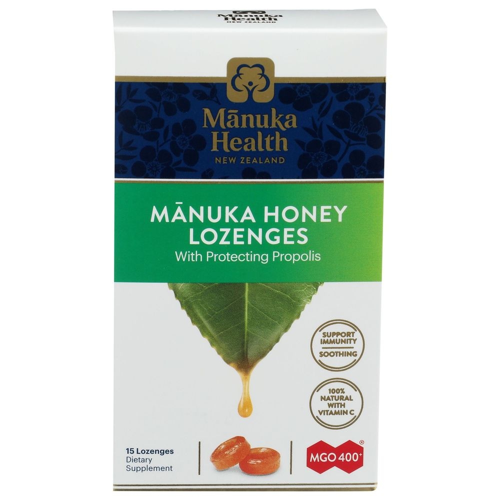 Manuka Natural Propolis Honey Lozenges, 15 count