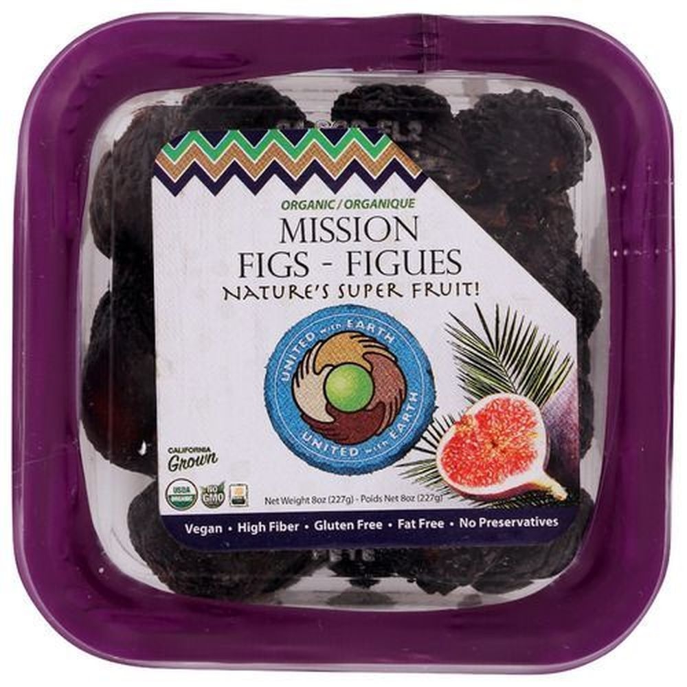 United with Earth Organic Mission Figs, 8 Ounce -- 24 per case