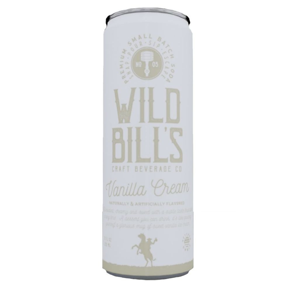 Wild Bills Craft Vanilla Cream Soda, 12 Fluid Ounce -- 12 per case