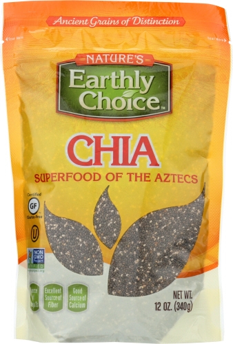 Natures Earthly Choice Chia Seeds, 12 Ounce -- 6 per case