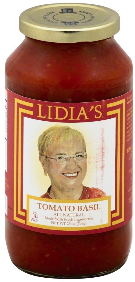 Lidias Tomato Basil Pasta Sauce, 25 Ounce -- 6 per case
