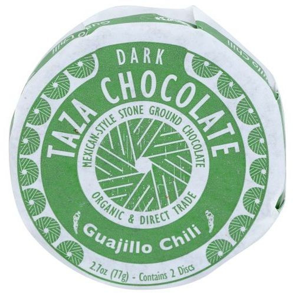 Taza Chocolate Organic Guajillo Chili Dark Chocolate Disc, 2.7 Ounce -- 12 per case