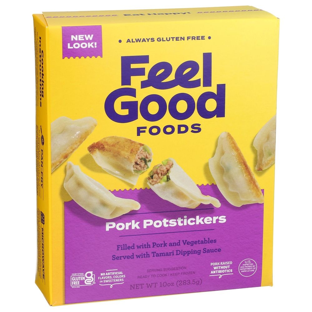 Feel Good Foods Pork Potstickers, 10 Ounce -- 9 per case