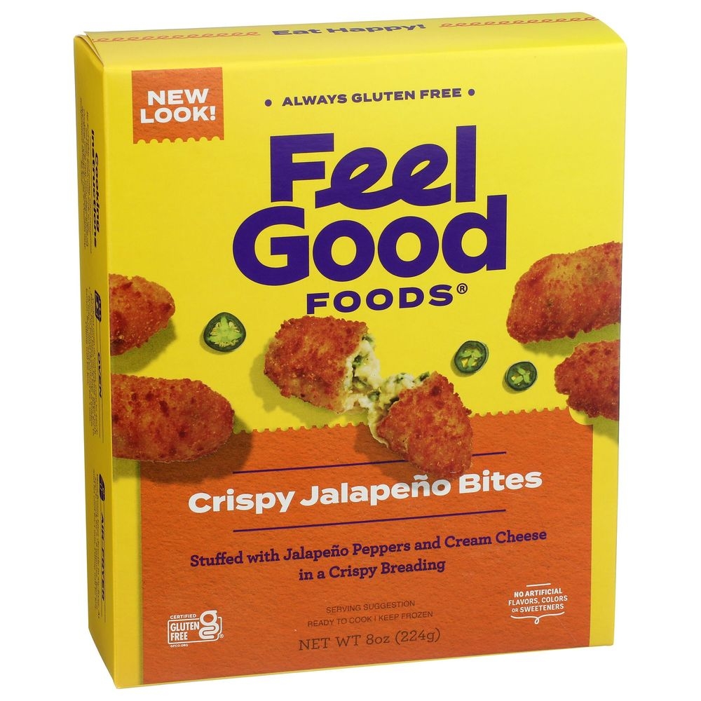 Feel Good Foods Crispy Jalapeno Bites, 8 Ounce -- 9 per case.