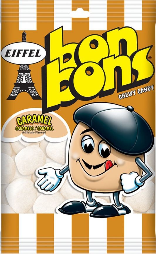 Eiffel Bon Bons Caramel Candy, 4 Ounce -- 12 per case.