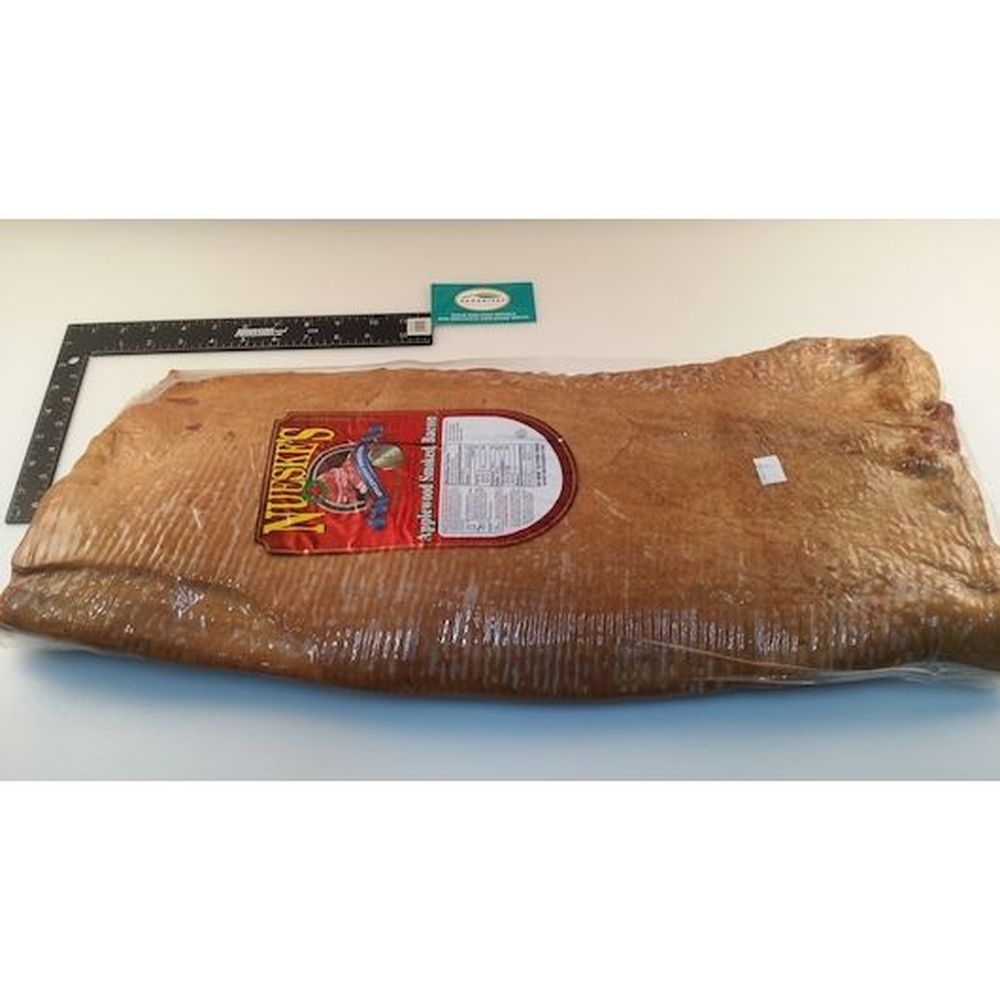 Nueskes Applewood Smoked Slab Not Sliced Bacon, 13 Pound