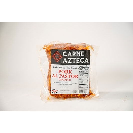 Carne Azteca Tender Roasted Fire Braised Chopped Pork Al Pastor, 2.5 Pound -- 4 per case
