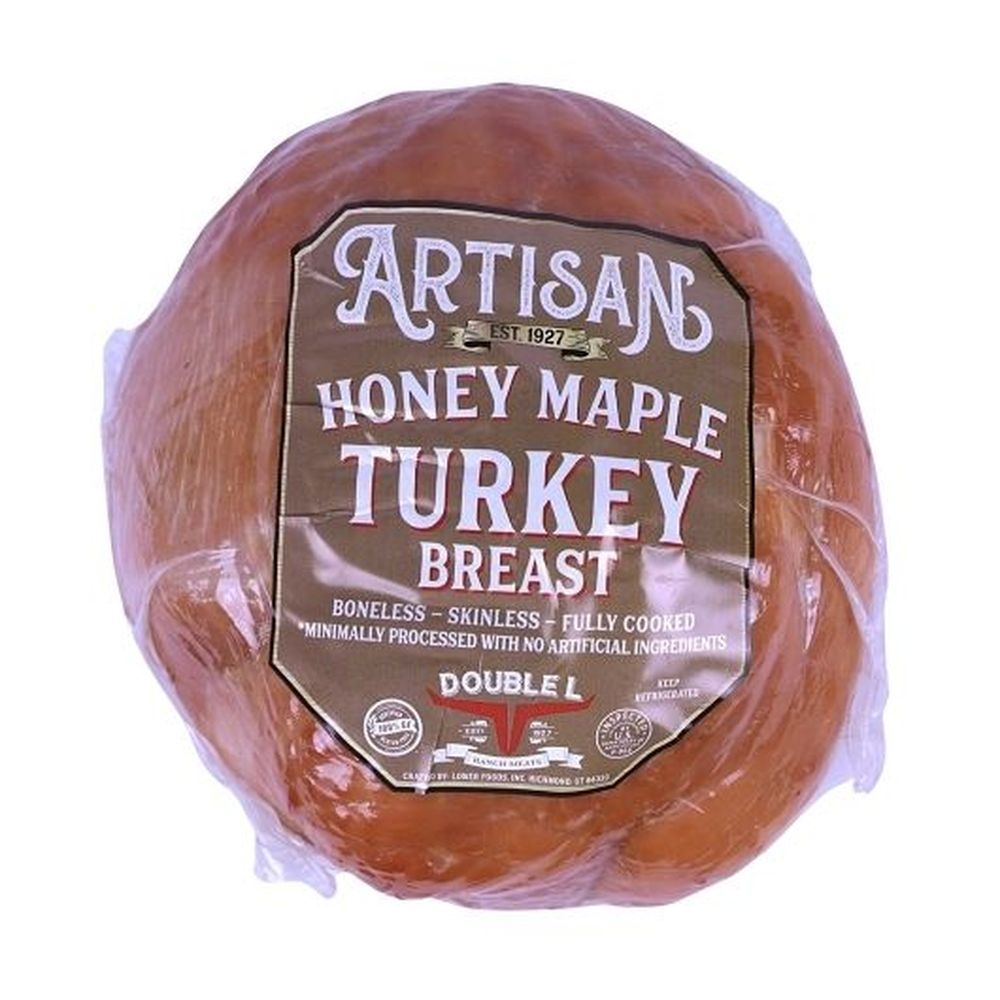 Artisan Natural Hardwood Smoked Honey Maple Turkey Breast, 8 Pound - 2 per case