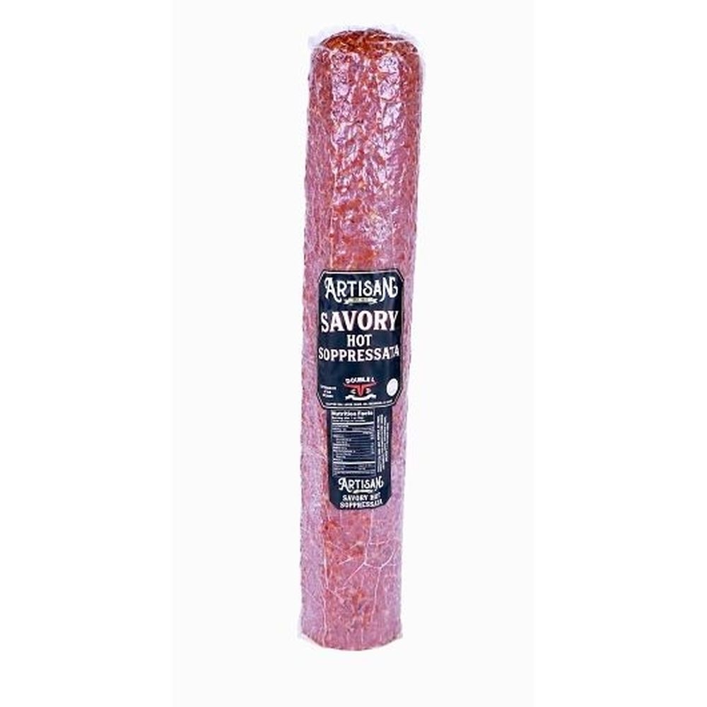 Artisan Savory Hot Soppressata, 3 count