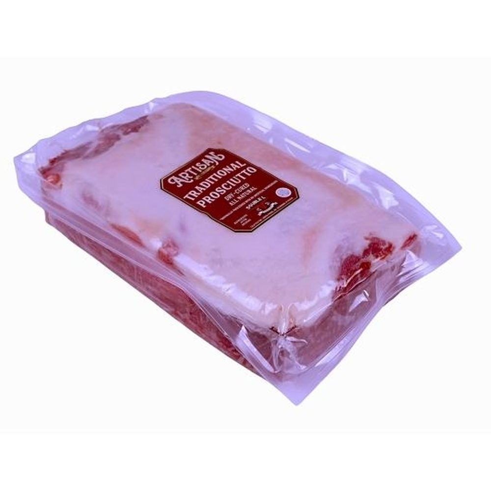 Artisan Dry Cured All Natural Pork Traditional Prosciutto, 2 count