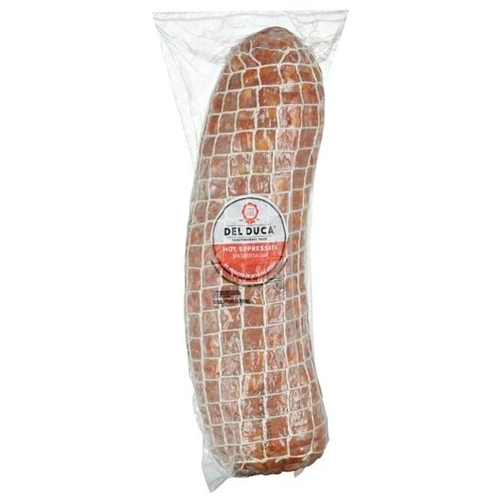 Del Duca Hot Sopressata, 15 Pound