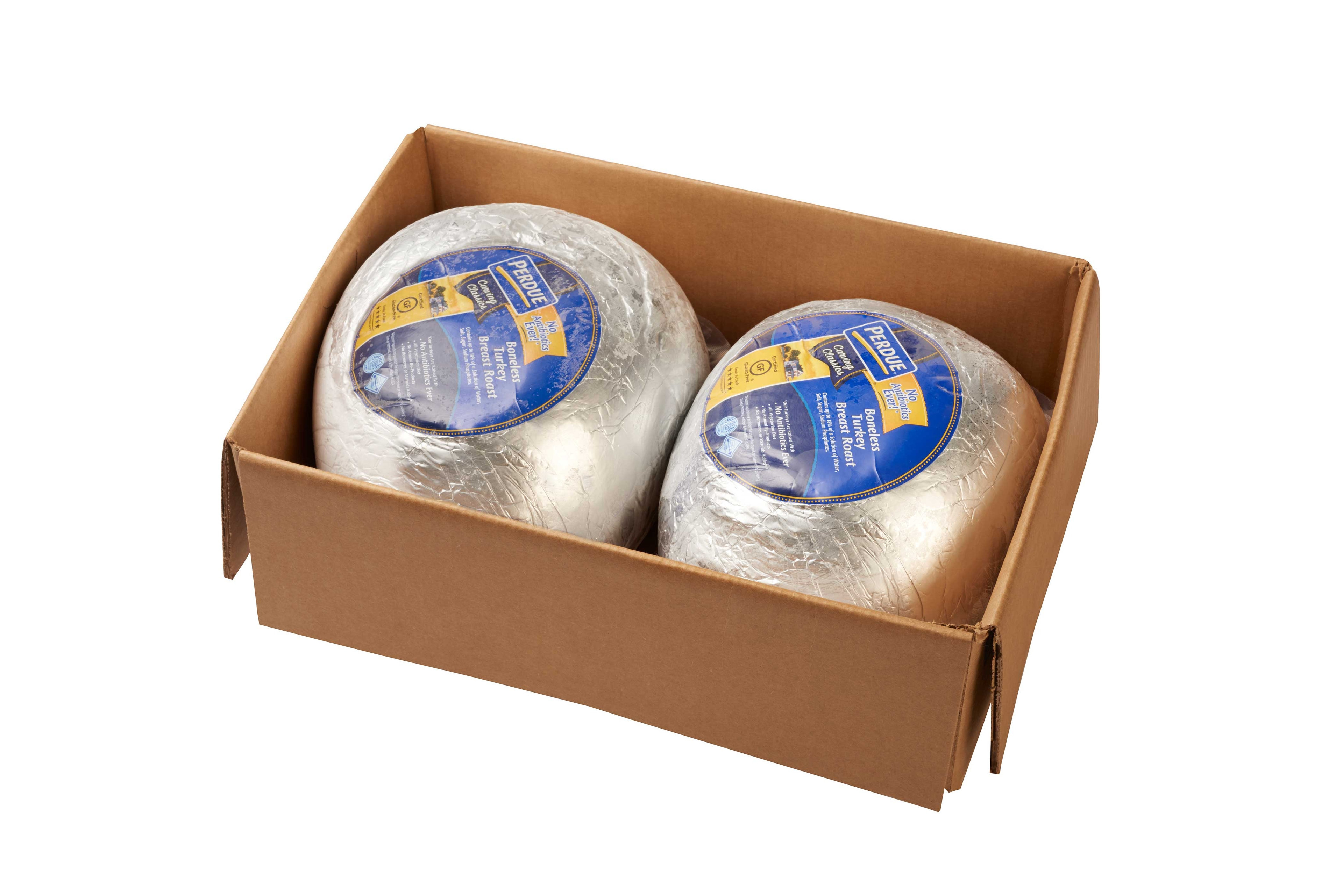 Perdue Farms Skin On Ready to Cook Turkey Breast Foil, 9.5 Pound -- 2 per case.