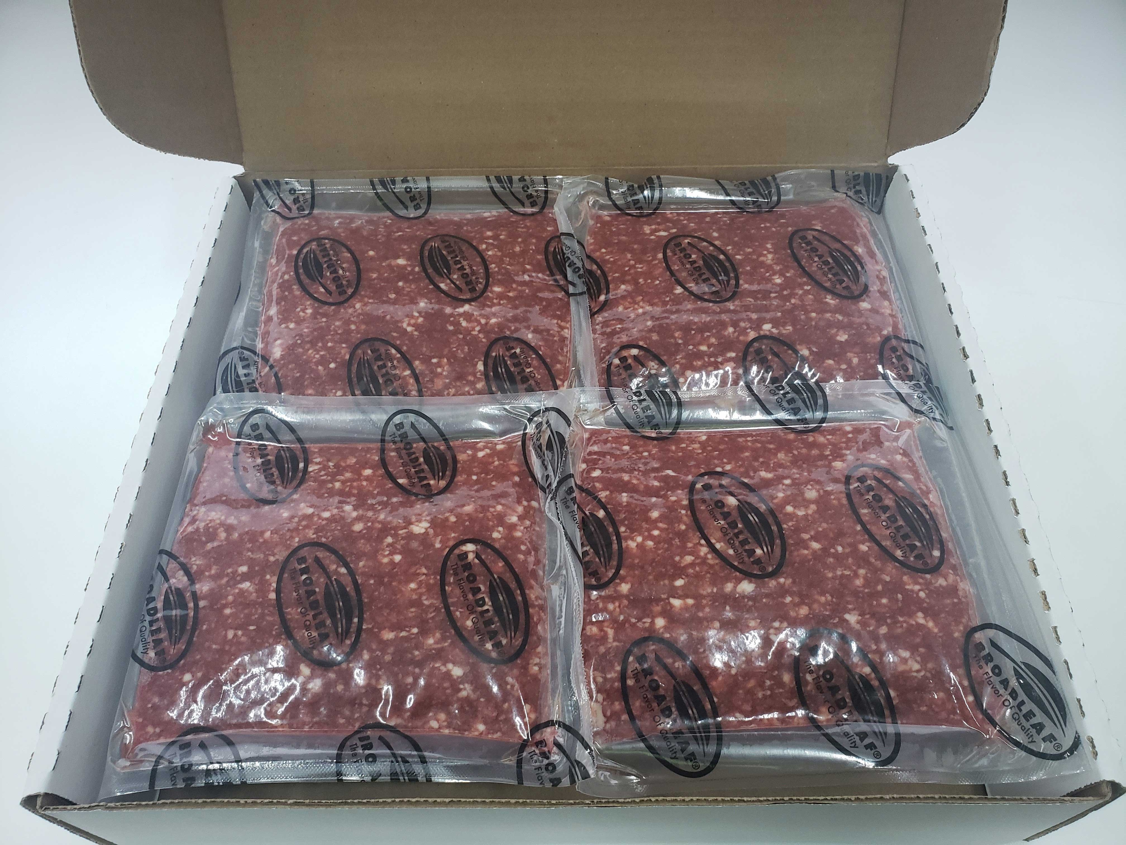 Broadleaf Grass Fed Bulk Ground Beef, 2.5 Pound -- 4 per case.