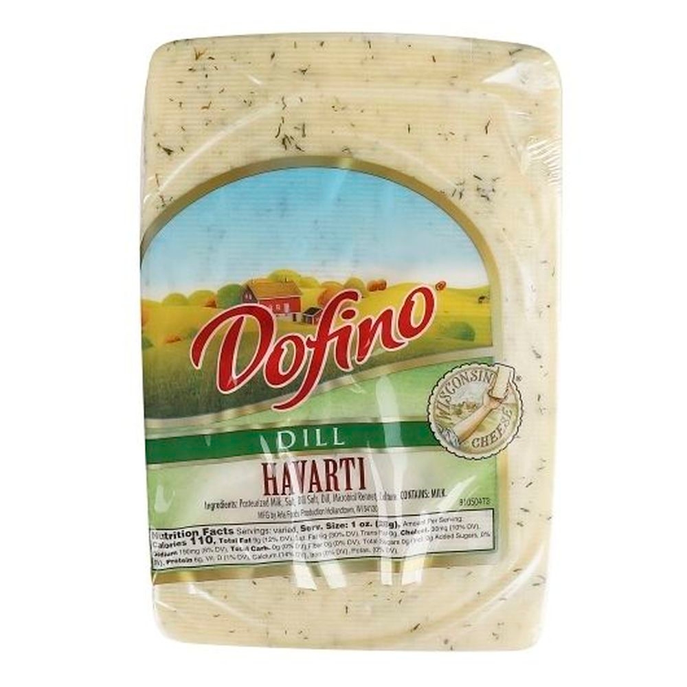 Dofino 4.75 Pound Dill Havarti Cheese, 2 count