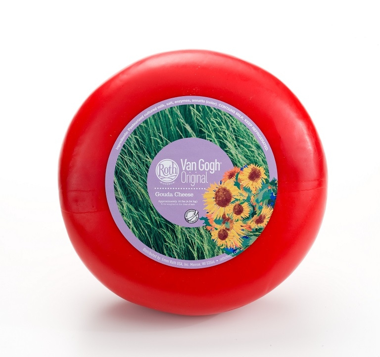 Van Gogh Gouda Wheel Cheese, 10 Pound -- each.
