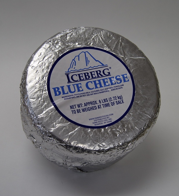 Iceberg Blue Cheese, 6 Pound -- 2 per case.