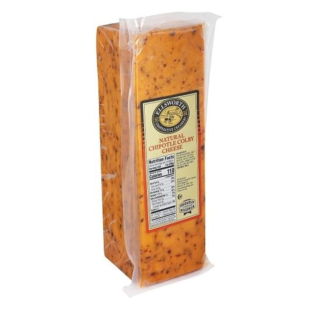 Ellsworth Natural Chipotle Colby Cheese, 5 Pound -- 2 per case