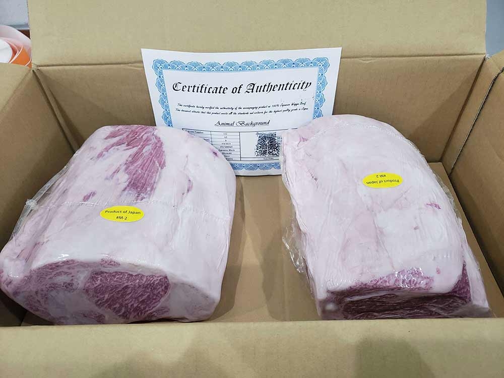 Miyazaki Japanese Wagyu Ribeye, 12 Pound -- 2 per case