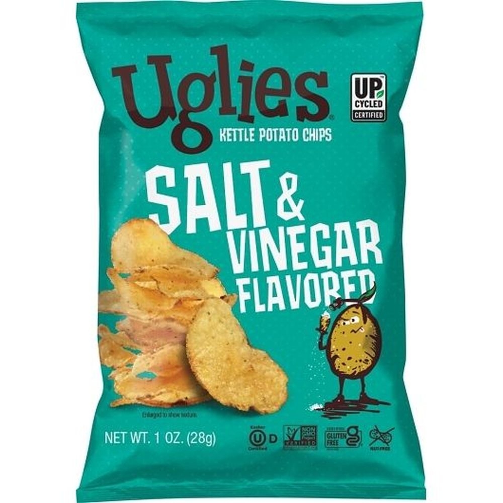 Uglies Salt and Vinegar Kettle Chips, 1 Ounce -- 32 per case