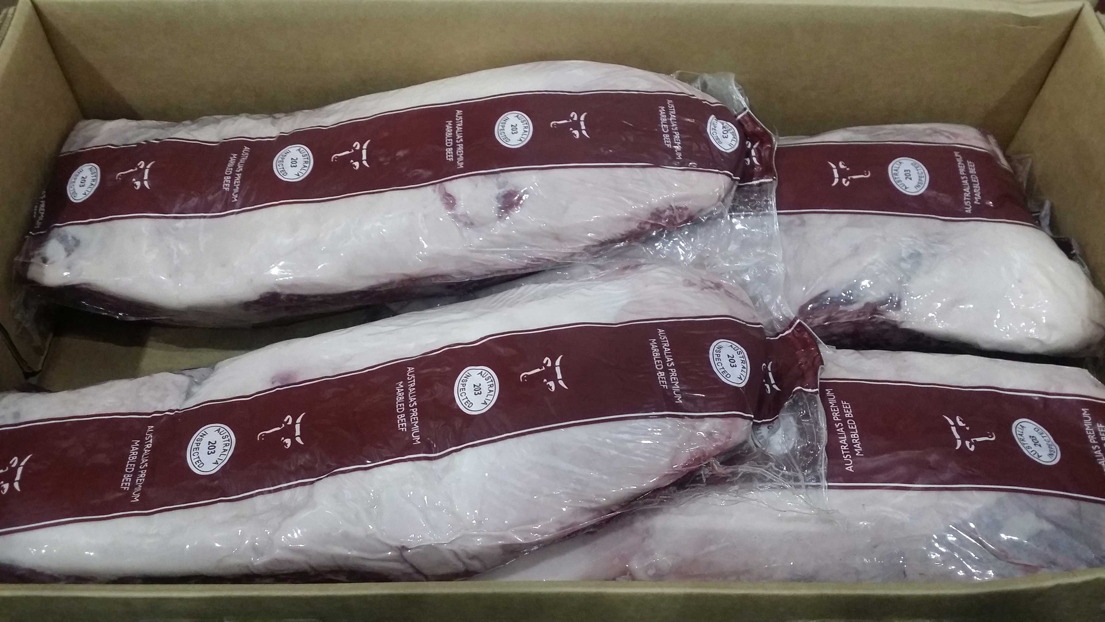 Sanchoku Flat Iron Wagyu Beef, 6 Pound -- 4 per case.