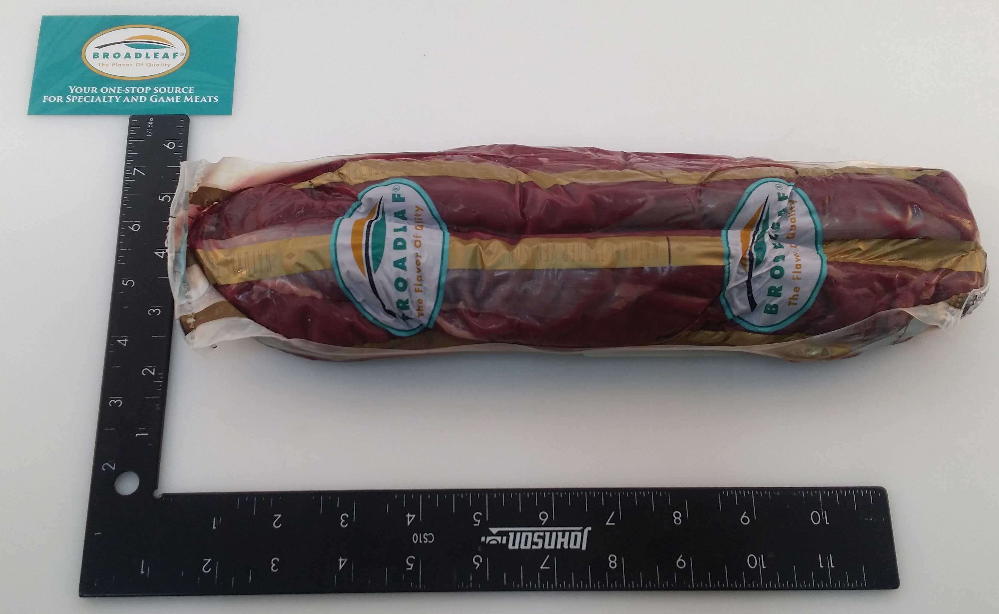 Broadleaf Cervena Elk Tenderloin, 2 count per pack -- 5 per case