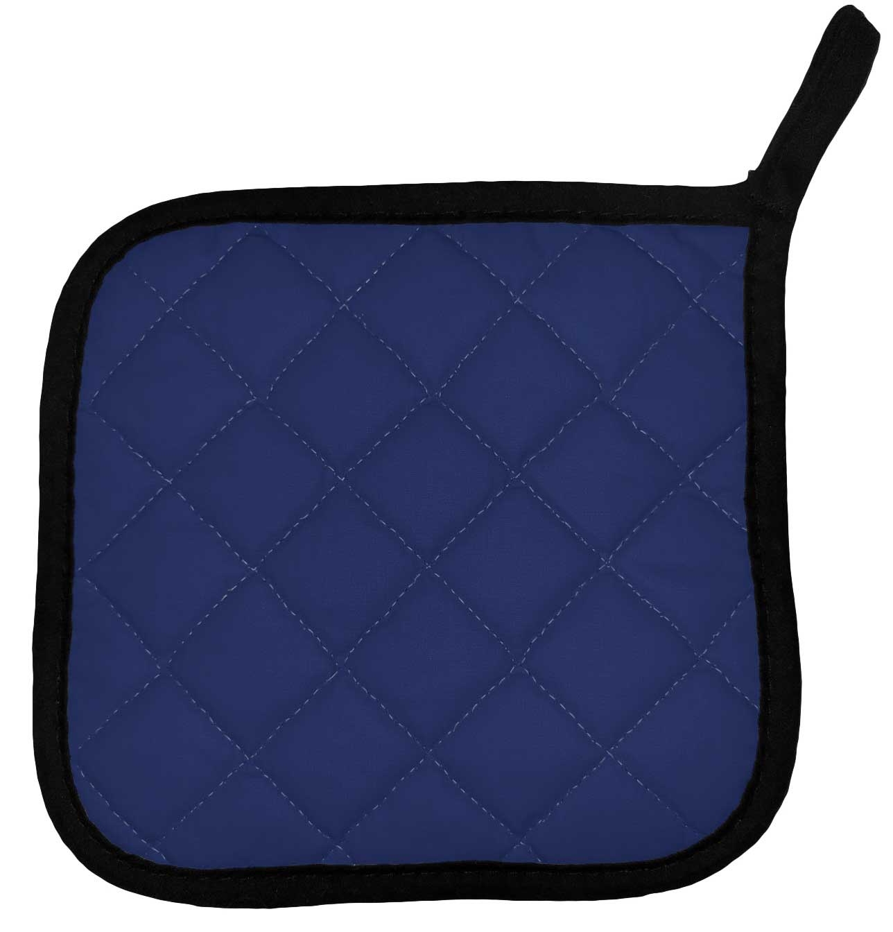 Intedge Blue Poly/Cotton Pot Holder, 8 x 8 inch 