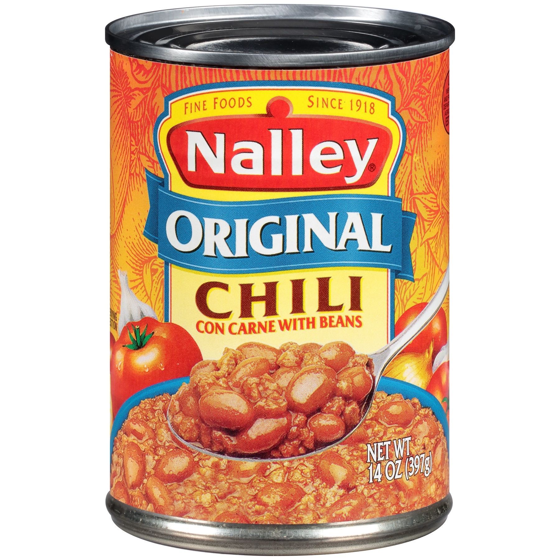 Nalley Chili Con Carne with Beans, 14 Ounce -- 24 per case