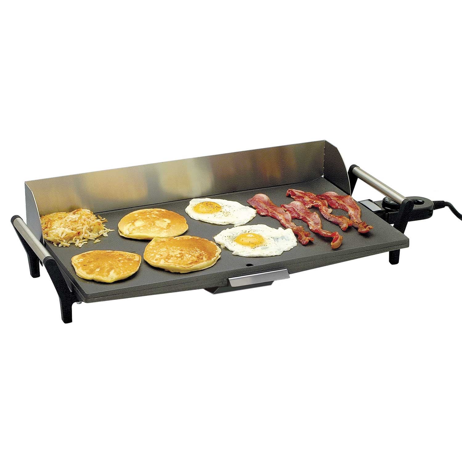 Cadco Light-Duty Charcoal Grey Countertop Griddle, 29 x 5 1/2 x 12 1/2 inch