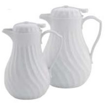 White Alegacy Insulated Pitcher with Push Button, 20 Ounce.