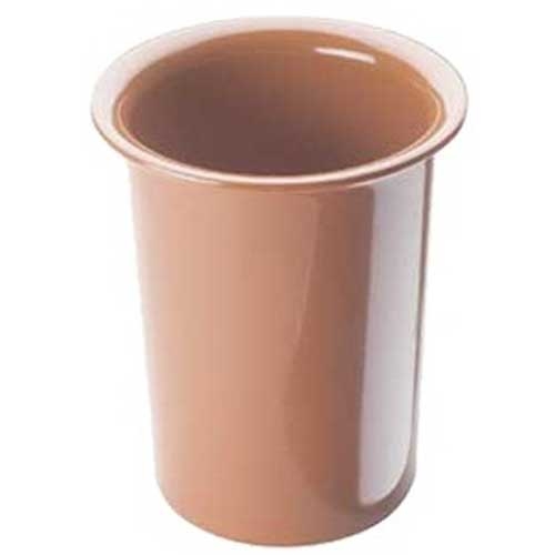Cal Mil Terra Cotta Melamine Utensil Condiment Cylinder, 4.5 inch Dia x 5.5 inch Height