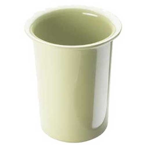 Cal Mil Sage Melamine Utensil Condiment Cylinder, 4.5 inch Dia x 5.5 inch Height