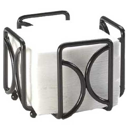 Cal Mil Black Wire Iron Napkin Holder, 5.5 x 5.5 x 4.5 inch