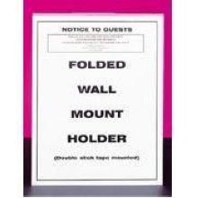 CalMil U-Style Wall Mount Holder, 8 1/2 x 11 inch