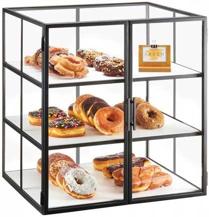 Cal Mil Monterey 3 Tier Bread Display Case, 21 x 18.25 x 23 inch.