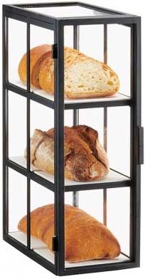 Cal Mil Monterey 3 Tier Bread Display Case, 7 x 13.75 x 20.5 inch.