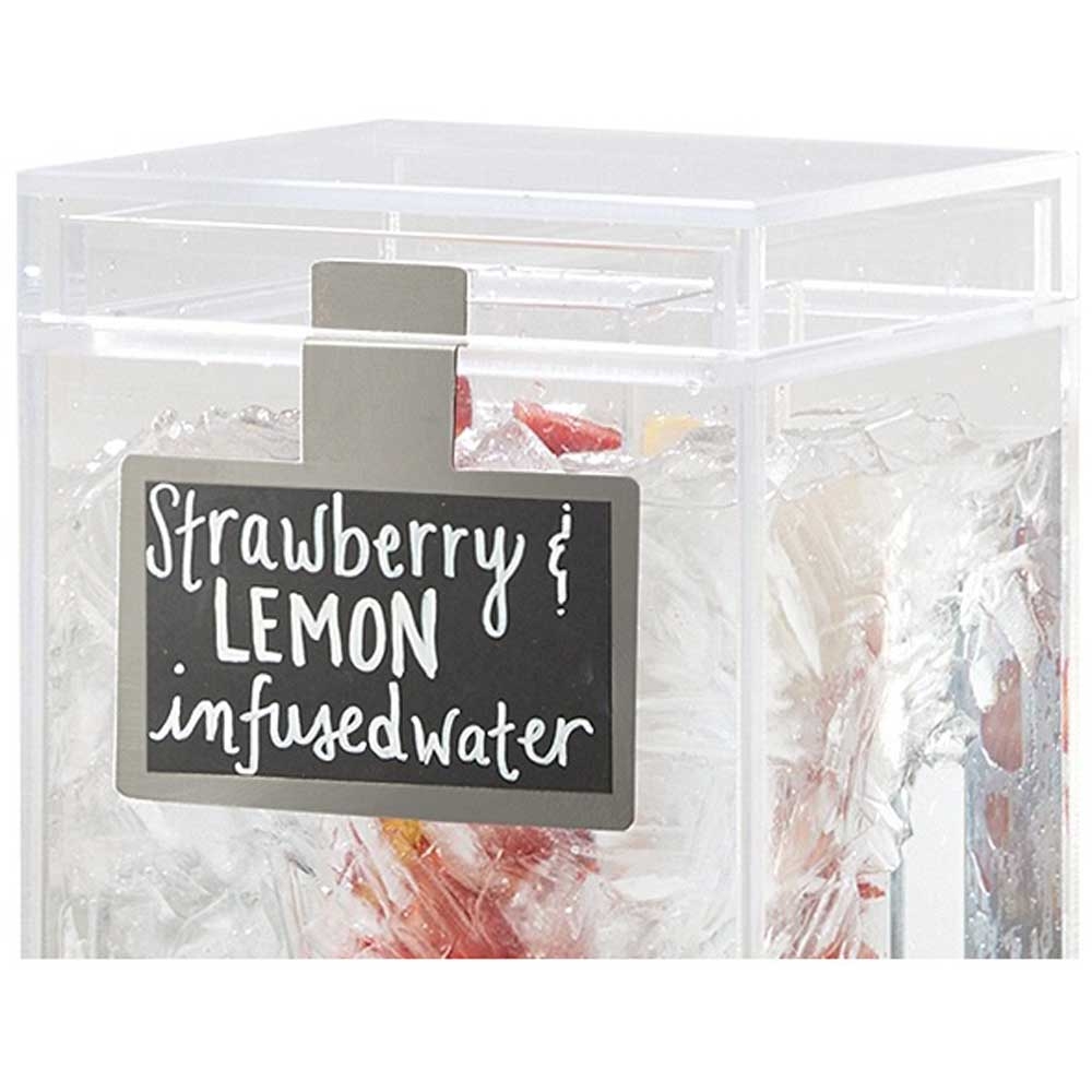 Cal Mil Write On Beverage Sign, 3 x 5 inch