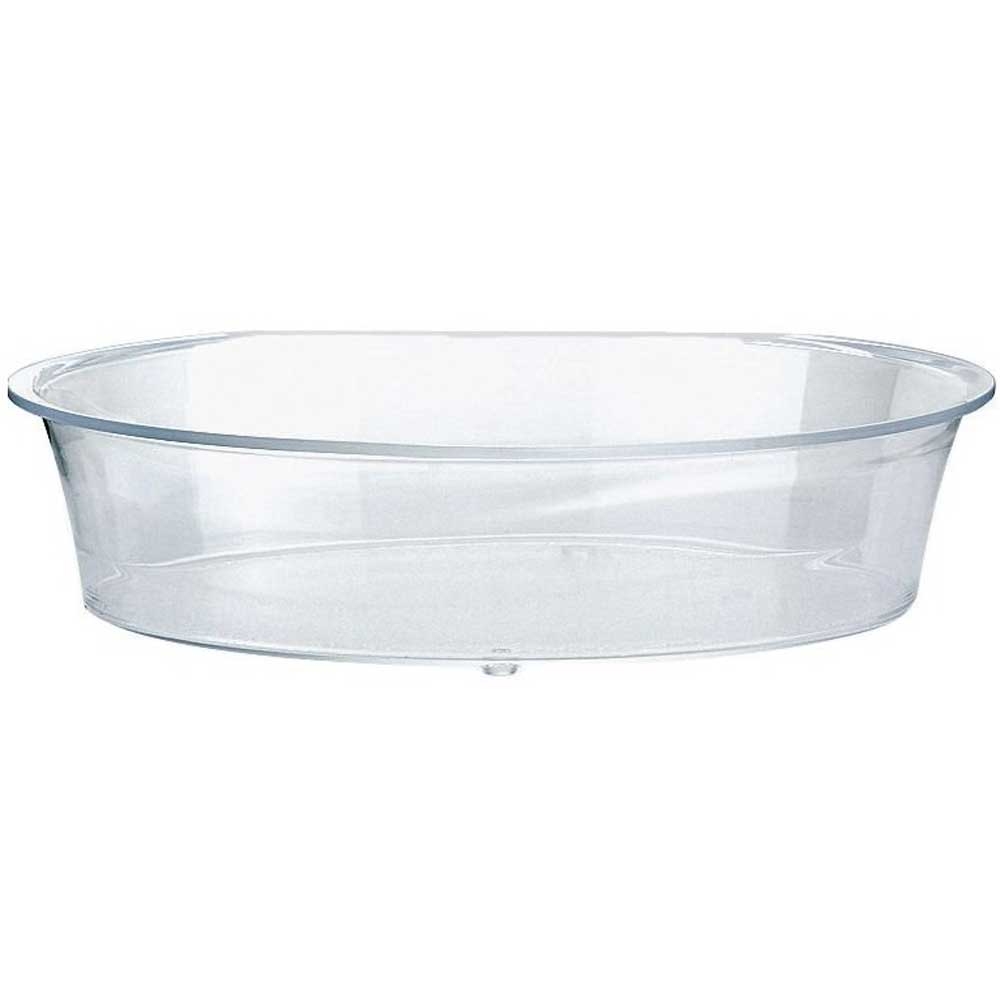 Cal Mil Turn N Serve Clear Deep Tray, 10 inch Dia x 2.5 inch