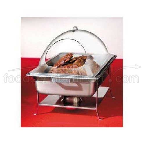 CalMil Durable Polycarbonate Dome Cover with 1 End Cutout, 12 x 20 x 7 1/2 inch