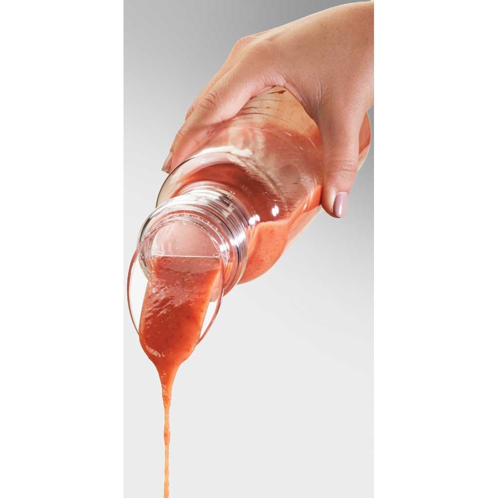 Cal Mil Polycarbonate Large Pour Lid for 28 Ounce Salad Dressing Bottle, 2.25 inch Dia