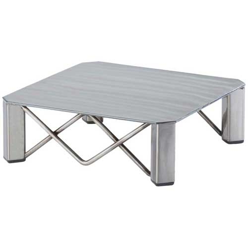 Cal-Mil Industrial Steel Square Riser, 10 x 10 x 3 inch