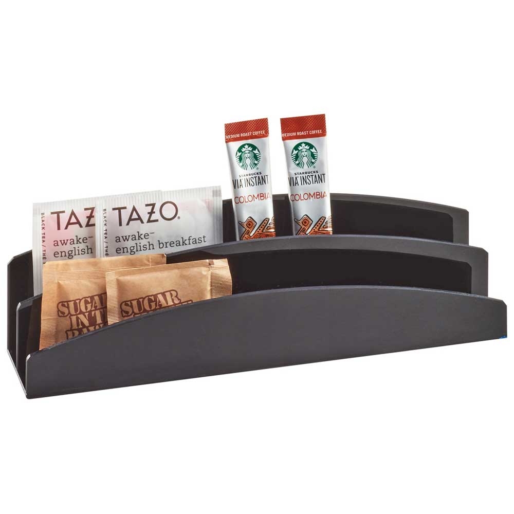 Cal Mil Black Extra Wide Packet Organizer, 9.5 x 2 x 2.75 inch