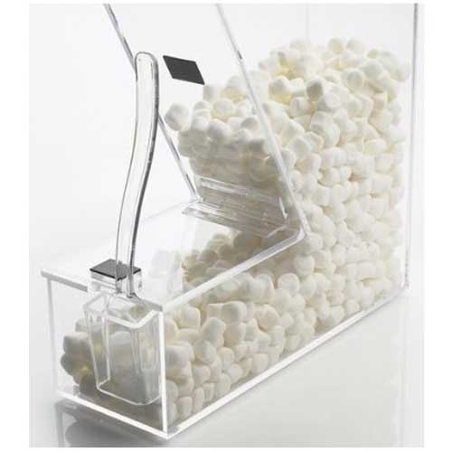 Cal Mil Acrylic Classic Yogurt Topping Dispenser with Holster, 4 x 11 x 11 inch