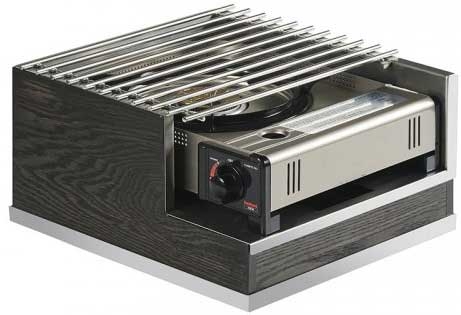 Cal Mil Cinderwood Butane Stove Frame, 12 x 14 x 7.5 inch.