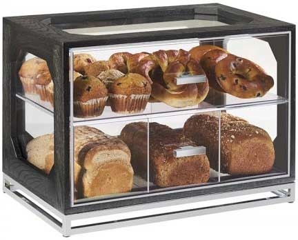 Cal Mil Cinderwood Cinderwood 4 Section Bread Display Drawer.