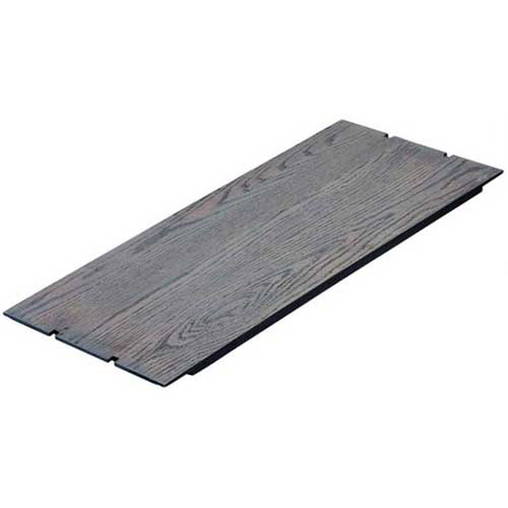 Cal Mil Oak Ashwood Gray Notched Shelf, 24 x 11 x .5 inch